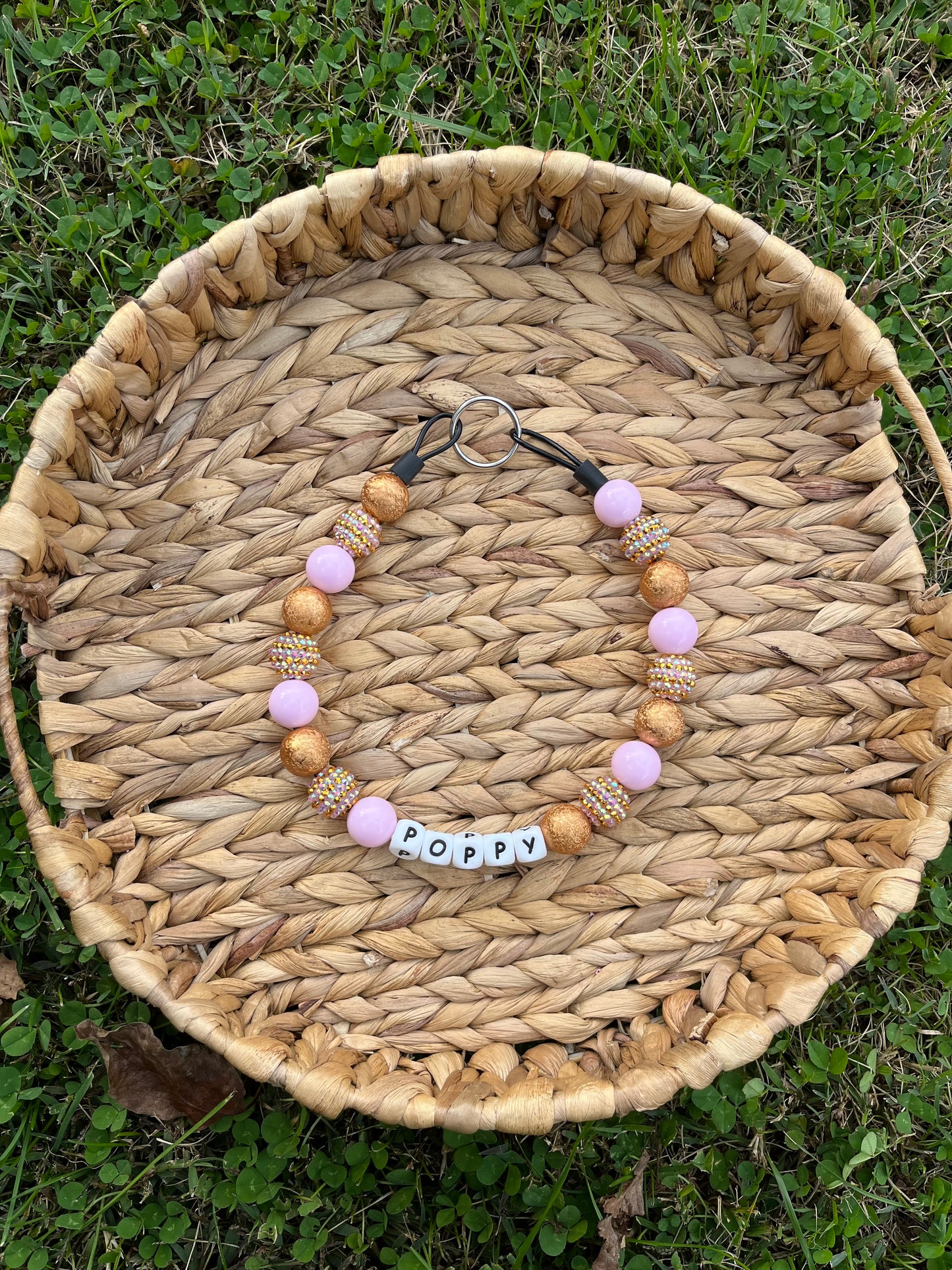 Pink and Gold Collar