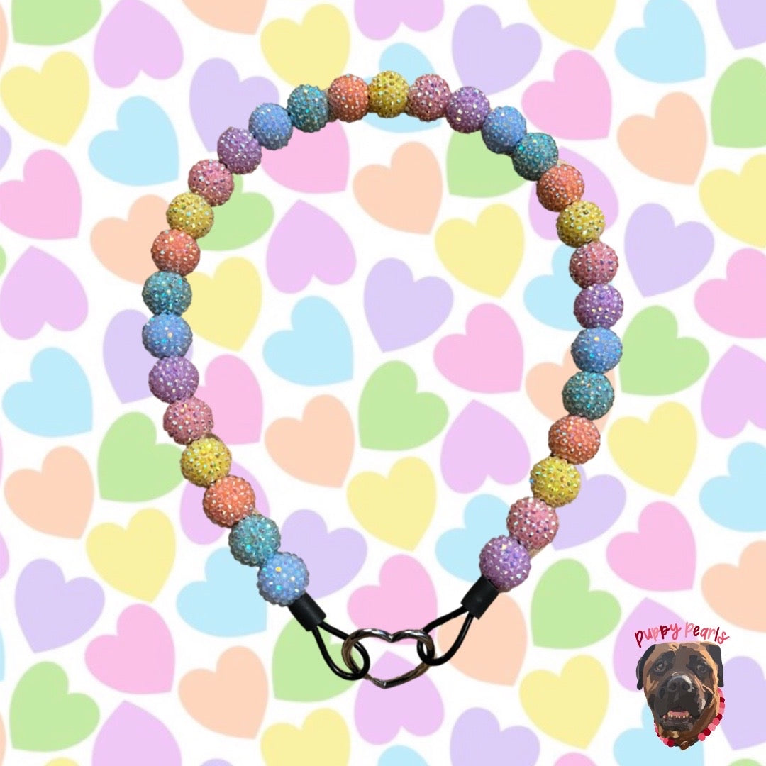 Candy Heart Glam Collar