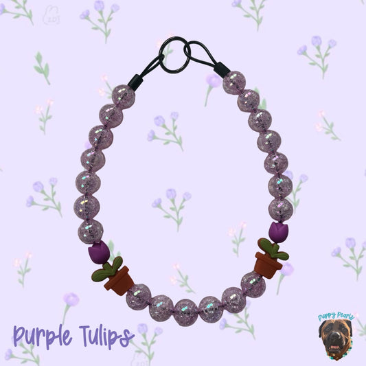 Purple Tulips Collar