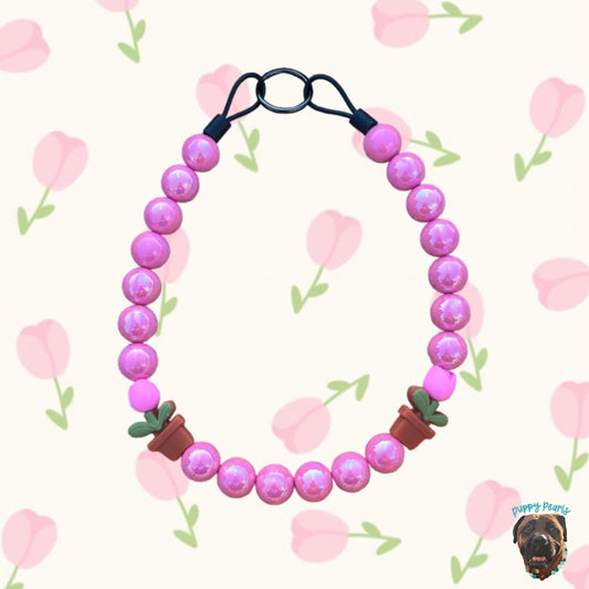 Pink Tulips Collar